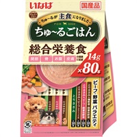 ちゅ～るごはん 14g×80本 いなば いなばペットフード(ビーフ・野菜)