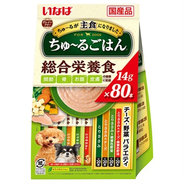 ちゅ～るごはん 14g×80本 いなば いなばペットフード(チーズ・野菜)