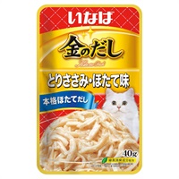 いなば 金のだし とりささみ・ほたて味 40g いなばペットフード(40g)