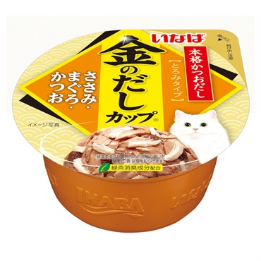 いなば 金のだし カップ ささみ・まぐろ・かつお 70g いなばペットフード