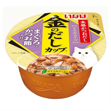 いなば 金のだし カップ まぐろ・かつお節入り 70g いなばペットフード