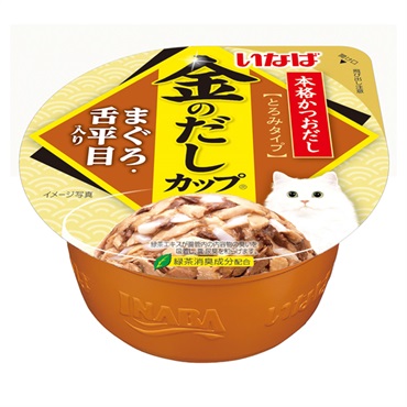 いなば 金のだし カップ まぐろ・舌平目入り 70g いなばペットフード