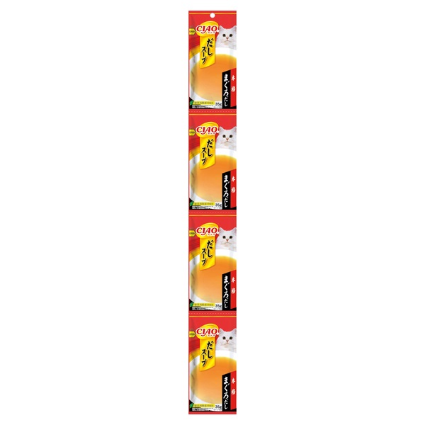CIAO だしスープ 本格まぐろだし 4連パック 35g×4袋 チャオ いなばペットフード(35g×4袋)
