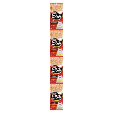 CIAO とろみ プチ ささみ・まぐろ かにかま入り 4連パック 35g×4袋 チャオ いなばペットフード