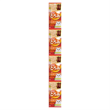 CIAO とろみ プチ 11歳からのささみ・まぐろ ほたて味 4連パック 35g×4袋 チャオ いなばペットフード