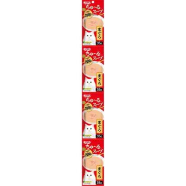 CIAO ちゅ～るスープ 乳酸菌2000億個 35g×4袋 チャオ CIAO いなばペットフード