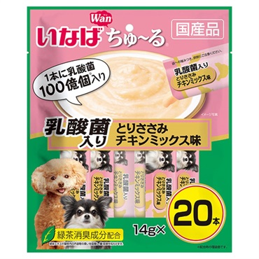 いなば ちゅ～る 乳酸菌入り とりささみ チキンミックス味 14g×20本 いなばペットフード