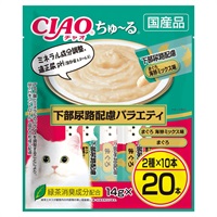 CIAO ちゅ～る 下部尿路配慮バラエティ 14g×20本 チャオ いなばペットフード(14g×20本)