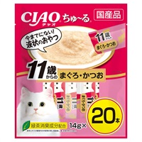 CIAO ちゅ～る 11歳からのまぐろ・かつお 20本入り 14g×20本 チャオ