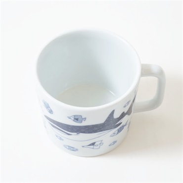 波佐見焼　マグカップ　ココマリン(大型生物)
