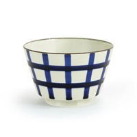 株式会社アイトー　焦がし呉須　格子　食器(丼)
