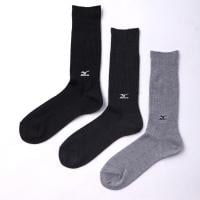 mizuno(ミズノ) ミズノ 刺繍リブクルー丈アソート３足組 メンズ(コミ-24-26CM)