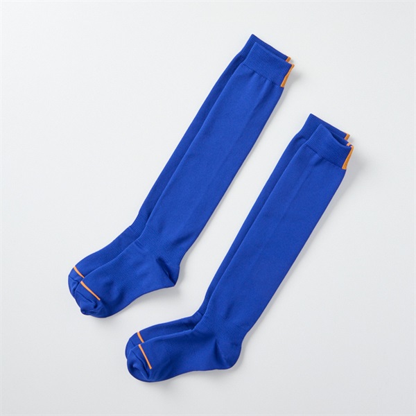 スポーツソックス２足組 19-21/22-24cm キッズ(ブルー-19-21cm)