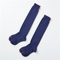 スポーツソックス２足組 19-21/22-24cm キッズ(ネイビー-19-21cm)