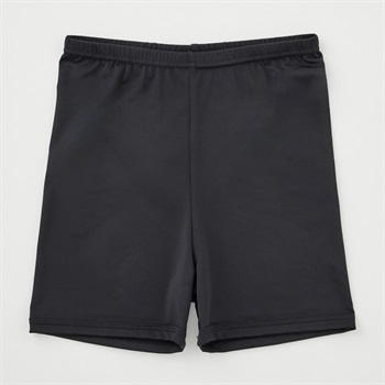 くろぱん ひんやりサラサラ ショート丈 女の子 キッズ(ブラック-105-125cm)