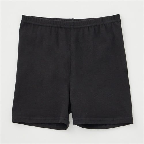 くろぱん のび～る綿混 ショート丈 女の子 キッズ