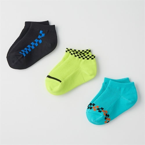 甲メッシュスニーカー丈ソックス３足組 男の子 キッズ