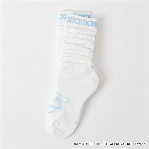 サンリオキャラクターズ <シナモロール> ルーズハイソックス 19-24cm キッズ 女の子