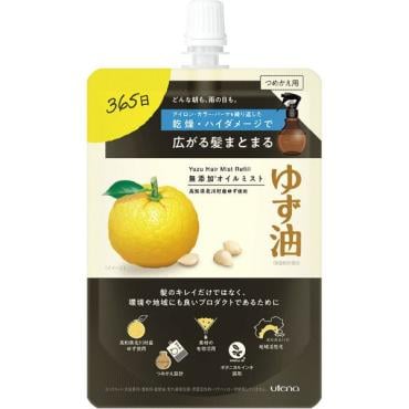 ウテナ ゆず油 無添加オイルミスト(つめかえ用 160ml)
