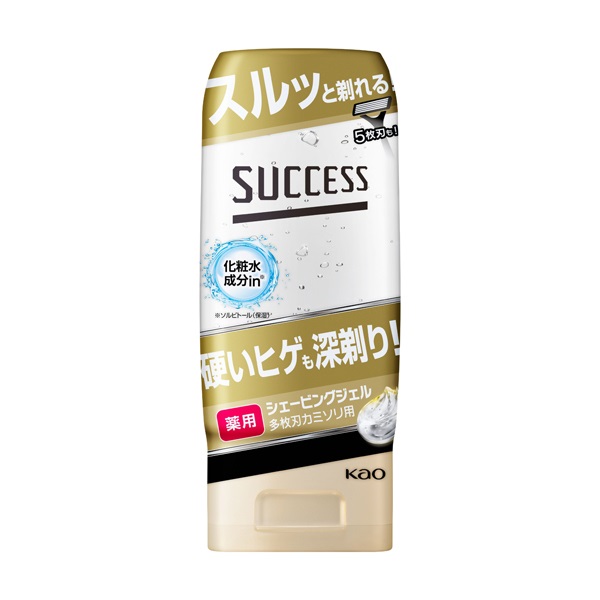サクセス 薬用シェービングジェル 多枚刃カミソリ用 180g SUCCESS 花王