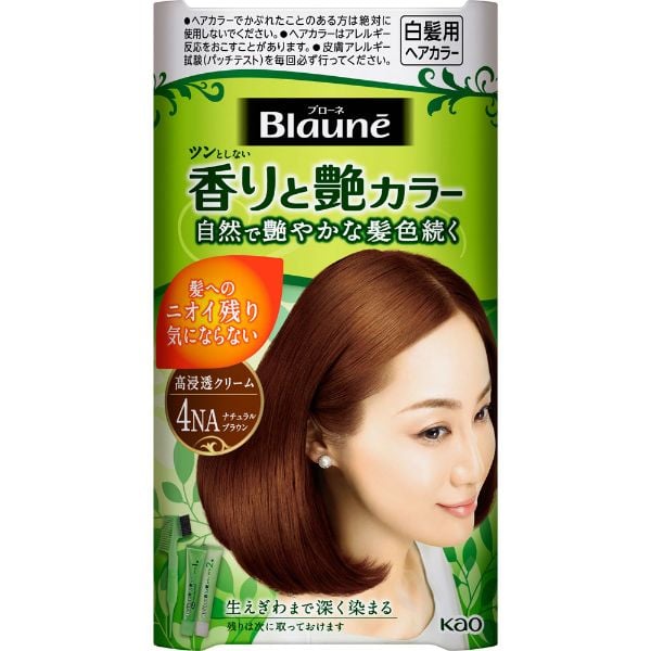 ブローネ 香りと艶カラー クリーム 80g ブローネ Blaune 花王 【医薬部外品】(ナチュラルブラウン)