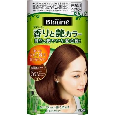 ブローネ 香りと艶カラー クリーム 80g ブローネ Blaune 花王 【医薬部外品】(深いナチュラルブラウン)