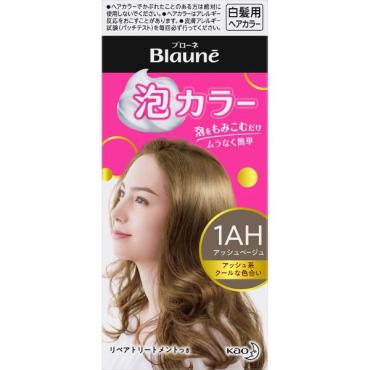 ブローネ 泡カラー 1AH アッシュベージュ 108ml ブローネ Blaune 花王 【医薬部外品】