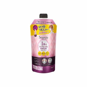 セグレタ 1本でトップふっくら毛先まとまるシャンプー 花王(つめかえ用 285ml)