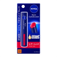 ニベア リッチケア&カラーリップ 2g ニベア NIVEA 花王(シアーレッド)