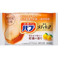 花王 バブ 薬用メディキュア　1錠 薬用 入浴剤(柑橘)