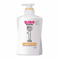 メンズビオレONE オールインワン 髪・肌なめらかタイプ 本体 480ml ビオレ Biore 花王(4901301366771)