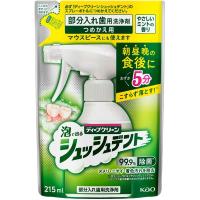 ディープクリーン シュッシュデント 部分入れ歯用 洗浄剤 つめかえ 215m ディープクリーン 花王(4901301382009)