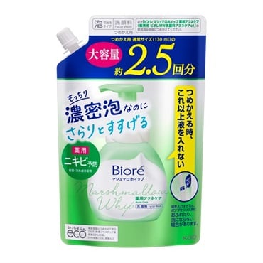 ビオレ マシュマロホイップ 薬用 アクネケア つめかえ用 大容量 330ml ビオレ Biore 花王 【医薬部外品】