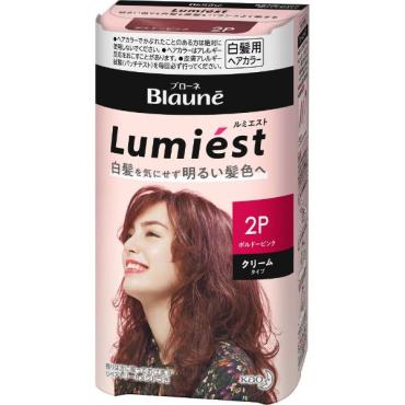ブローネ ルミエスト ヘアカラー 108g ブローネ Blaune 花王 【医薬部外品】(ボルドーピンク)