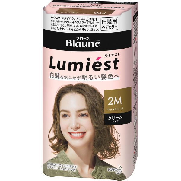 ブローネ ルミエスト ヘアカラー 108g ブローネ Blaune 花王 【医薬部外品】(マットオリーブ)