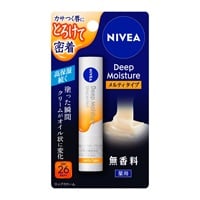 ニベア ディープモイスチャー リップ メルティタイプ 2.2g ニベア NIVEA 花王 【医薬部外品】(無香料 2.2g)