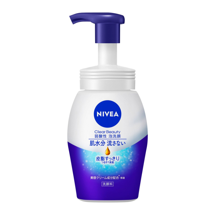 NIVEA(ニベア) クリアビューティー弱酸性泡洗顔 皮脂すっきり | イオン