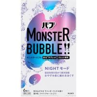 バブ モンスターバブル 花王バブ 花王 【医薬部外品】(NIGHTモード 6錠入)