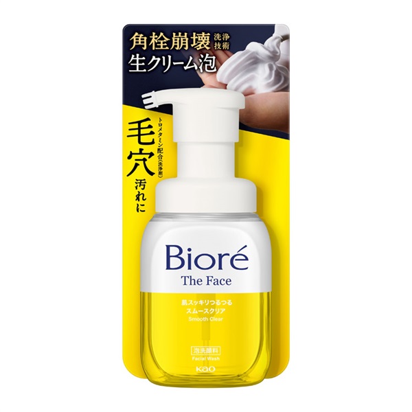 BIMORE ビモア　洗顔料　スキンケアジェル Biore(ビオレ) ザフェイス 泡洗顔料 スムースクリア | イオンスタイル