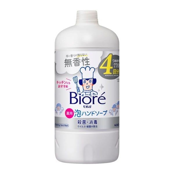 ビオレ u 泡ハンドソープ つめかえ用 770ml ビオレ Biore 花王 【医薬部外品】(無香性)