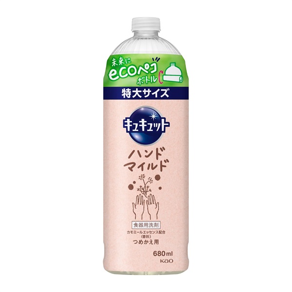 キュキュット ハンドマイルド カモミールの香り つめかえ用 680ml