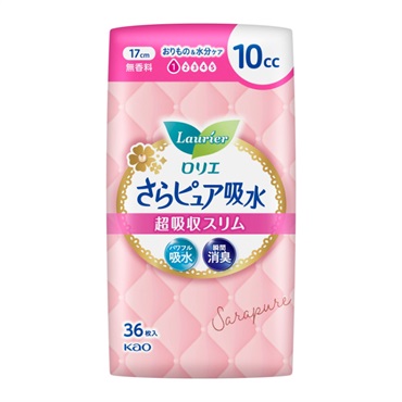ロリエ さらピュア 吸水超吸収スリム 10cc 36枚 ロリエ Laurier 花王(無香料)