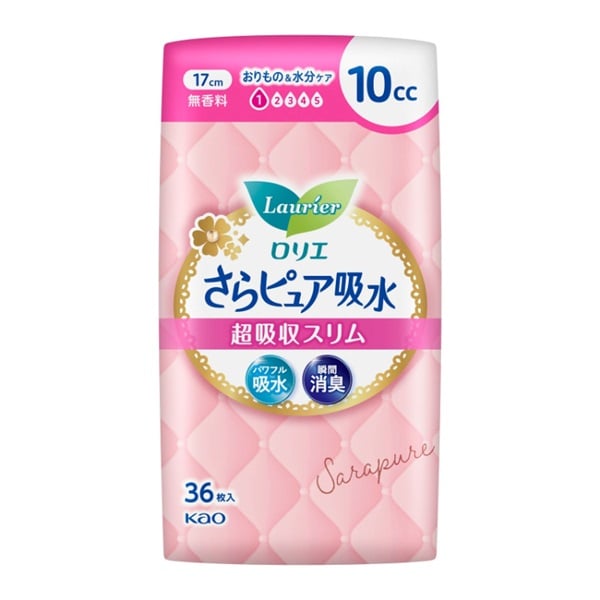 ロリエ さらピュア 吸水超吸収スリム 10cc 36枚 ロリエ Laurier 花王(無香料)