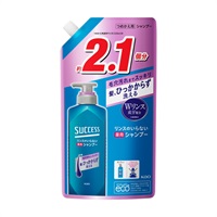 サクセス リンスのいらない薬用シャンプー スムースウォッシュ つめかえ用 680ml SUCCESS 花王 【医薬部外品】(レギュラー)