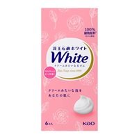 花王石鹸ホワイト 普通サイズ 6コ箱 510g 花王石鹸ホワイト 花王(アロマティック･ローズの香り)