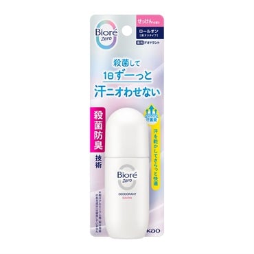 ビオレ Zero 薬用 デオドラントロールオン せっけんの香り 40ml