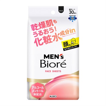 メンズビオレ フェイスシート 化粧水成分in 30枚 ビオレ Biore 花王