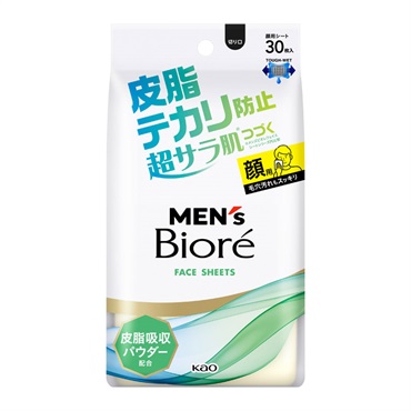 メンズビオレ フェイスシート 皮脂テカリ防止 30枚 ビオレ Biore 花王