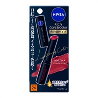 NIVEA(ニベア) ニベア リッチケア＆カラーリップ 色持続タイプ 2g 花王(カシスローズ)