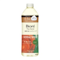 ビオレ ザ ハンド 泡ハンドソープ つめかえ用 340ml ビオレ Biore 花王 【医薬部外品】(深くて温かみのあるハーバルウッドの香り)